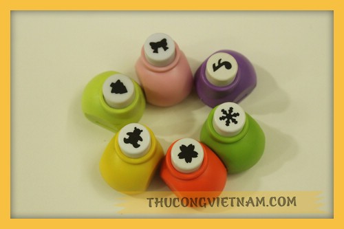 Bấm lỗ tạo hình 1 cm